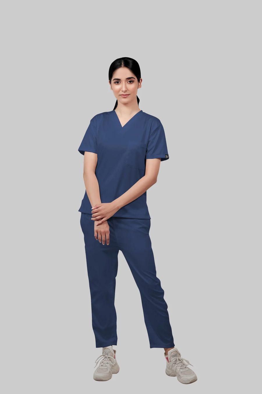Astrixlino scrub set, Navy Blue